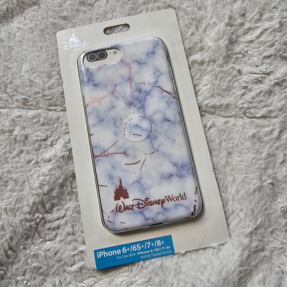D-Tech Walt Disney World Parks Castle Marble Phone Case iPhone 6+ 6S+ 7+ 8+